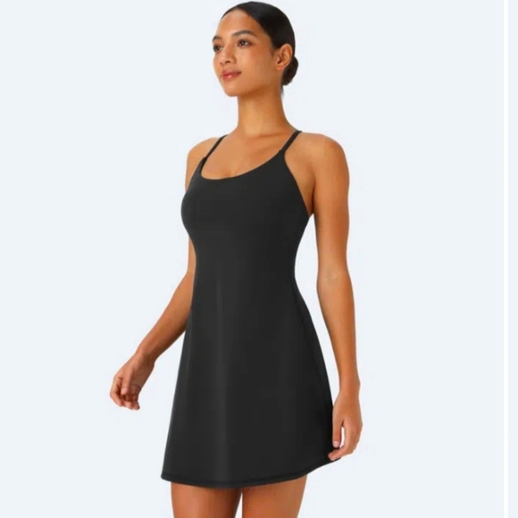 HALARA Dresses & Skirts - HALARA Softlyzero Plush Backless Active Dress-Easy Peezy Edition BL. Size XS NWT
